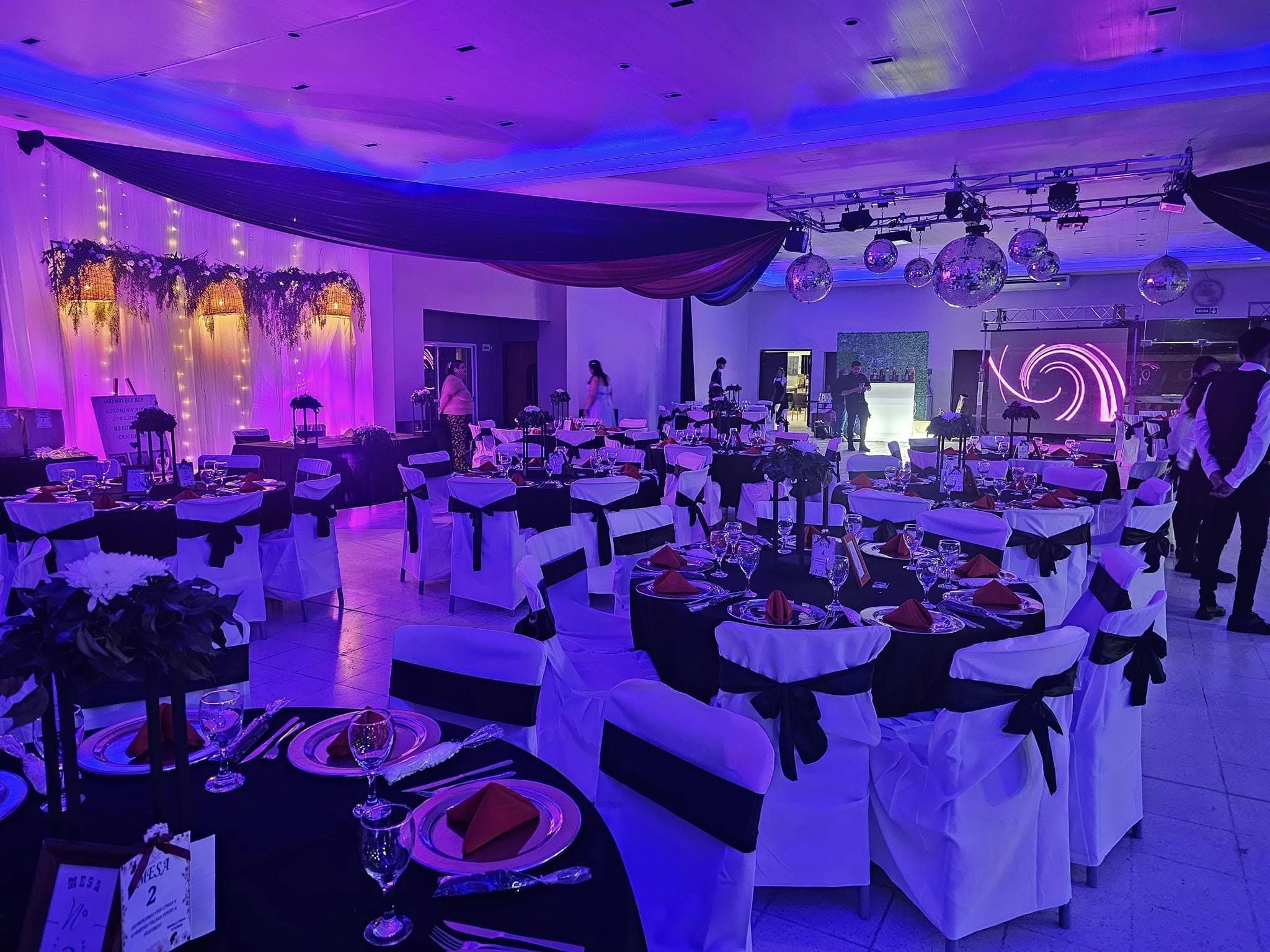Salón vestido para una fiesta de 15